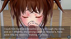 Karin's Loving Oral Under the Desk in School Blazer