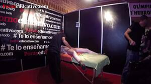 Ana marco gets erotic massage with fingering and orgasm! 😉