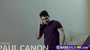 four bffs engage in hardcore bareback orgy during boys night.