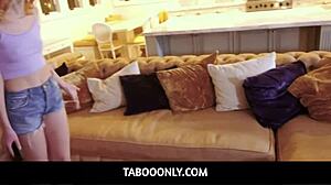 What if blonde teen step sisters Gwen and Chloe have threesome POV?