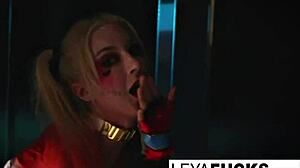 Leya from Suicide Club, take that giant cock deep in your ass!