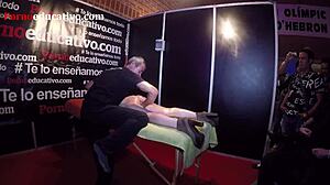 Ana marco gets erotic massage with fingering and orgasm! 😉