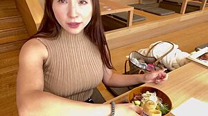 Misu enjoys sauna and foot bath