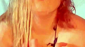 I’m Obsessed with Hot Blonde Dancing in Crotchless Panties