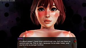 older redhead step sister teases you in this hentai anime game