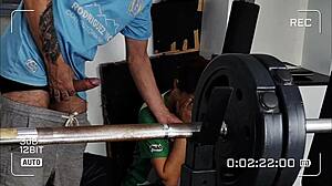 Employees caught in the back of the store