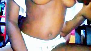 African teen sucks big black cock