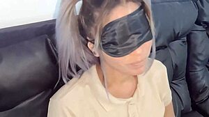 Enga�ando a mi primita inocente con un experimento social y la termino follando se corre a chorros