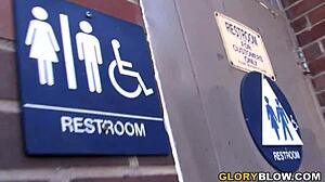 Rylie Richman, are you ready to try this huge black dick at the gloryhole? It's interracial and intense