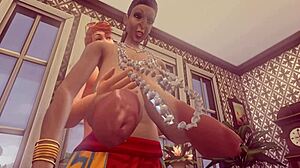 Granny Treat With Horny Sugar Lady Riding in Sims 4 Game