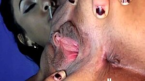 Giselle Humes boldly spreads her pussy and asshole in intense fetish scene