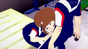 Ochako Uraraka And Izuku Midoriya Intense Sex - My Hero Academia Hentai