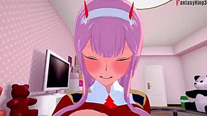 zero two's hard sex with darling in franxx fantasy