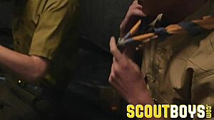 Austin And Oliver Twinks Sneak Bareback Tent Sex