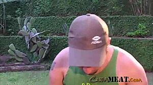 Want to fuck this chubby guy all night?