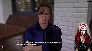 Check out this upskirt at the bar in Steps of Debauchery 19?