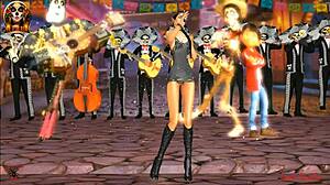 The Crygirl with Music and Brunette