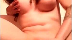 Tranny pounds her ass with dildo hard. what a shemale show!