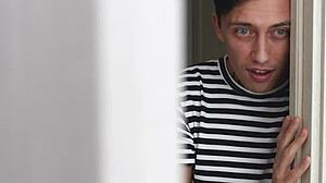 Skinny Brunette Teen Lia Morano Bent Over For Fucking And Cunilingus Before Cumshot