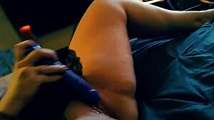 In part three, the redhead milf with a big phat ass experiences intense squirting orgasms during masturbation. Leading to a facial cumshot.