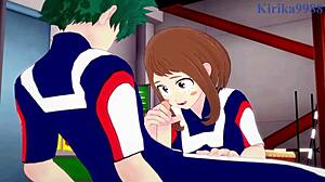 Ochako Uraraka And Izuku Midoriya Intense Sex - My Hero Academia Hentai