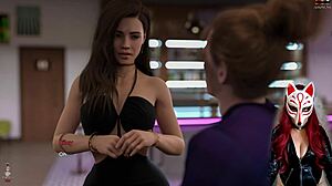 Check out this upskirt at the bar in Steps of Debauchery 19?