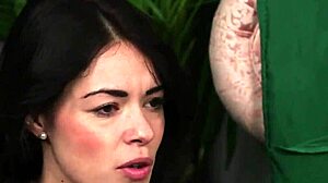 Wacky Honey Receives Facial Bukkake and Swallows Cum Load