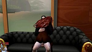 Blonde and Brunette Beach Threesome!