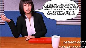 Wow! Sexy Teacher Gets BBC From Principal In 3D Comic!