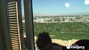 Chunky Mexican Milf Gives POV Blowjob to Stranger