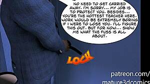 Wow! Sexy Teacher Gets BBC From Principal In 3D Comic!