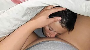 My neighbor got under my blanket took off my panties and woke me up with cunnilingus - lesbian illusion girls