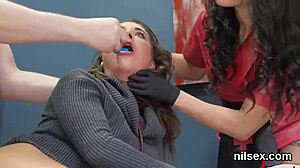 Foxy Nympho Gets Extreme Anal Therapy in Asylum