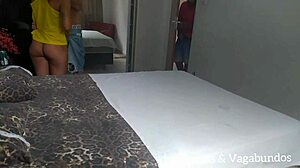 Esposa Pricila Diabinha teaches cuckold husband Leo Ogro how to watch her get pounded.