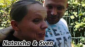 Natascha And Sven's Wild Outdoor Adventure!