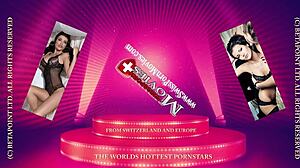 The naughty Asian milf Mai Li sucks two cocks deepthroat until they cum in her mouth.