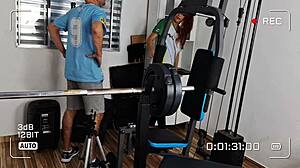 Employees caught in the back of the store