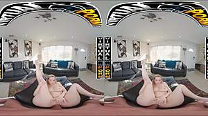 blake blossom shows off her big tits and ass in vr pov