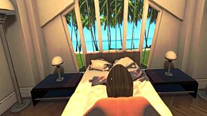 lets play beach house vr with shaved pussy action 😏