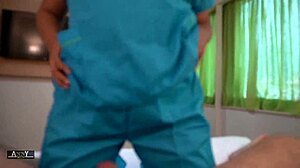 Latina Nurse Lets Me Record Her After Night Shift