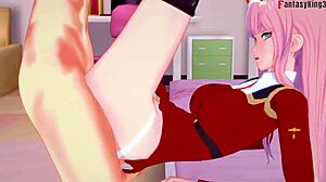 zero two's hard sex with darling in franxx fantasy
