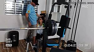 Employees caught in the back of the store