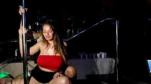 Naughty Milfs Dancing Pole Dance At Bisexual Swing House