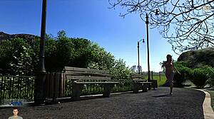 oh dear, what is scott doing with olivia in this big city hentai pleasure?