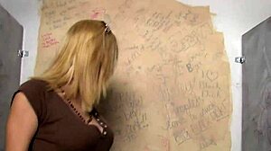 Rylie Richman, are you ready to try this huge black dick at the gloryhole? It's interracial and intense