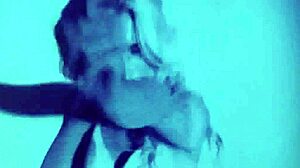 Female and male strippers tease the audience