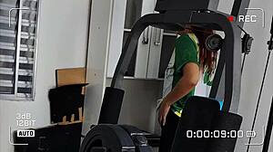 Employees caught in the back of the store