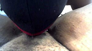 naughty stepson licks ebony step-mom's pussy till she moans loud