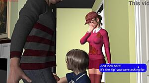 Rough Roleplay at Bus Stop with Shaved Pussy Creampie