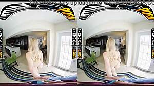 blake blossom shows off her big tits and ass in vr pov